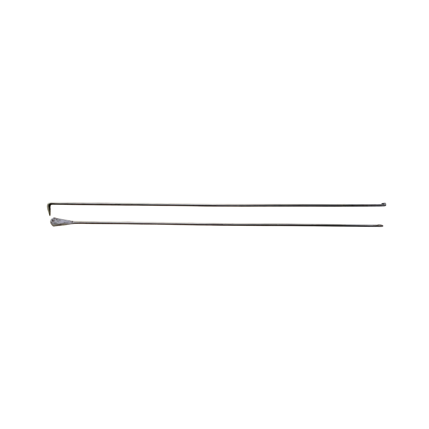 48120 38" Tandoori Naan Hook and Scraper - Naan Rods 2 Pc Set