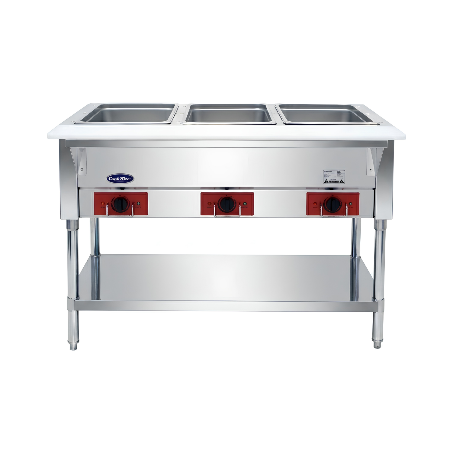 CSTEA-3C — 3 Open Well Electric Steam Table
