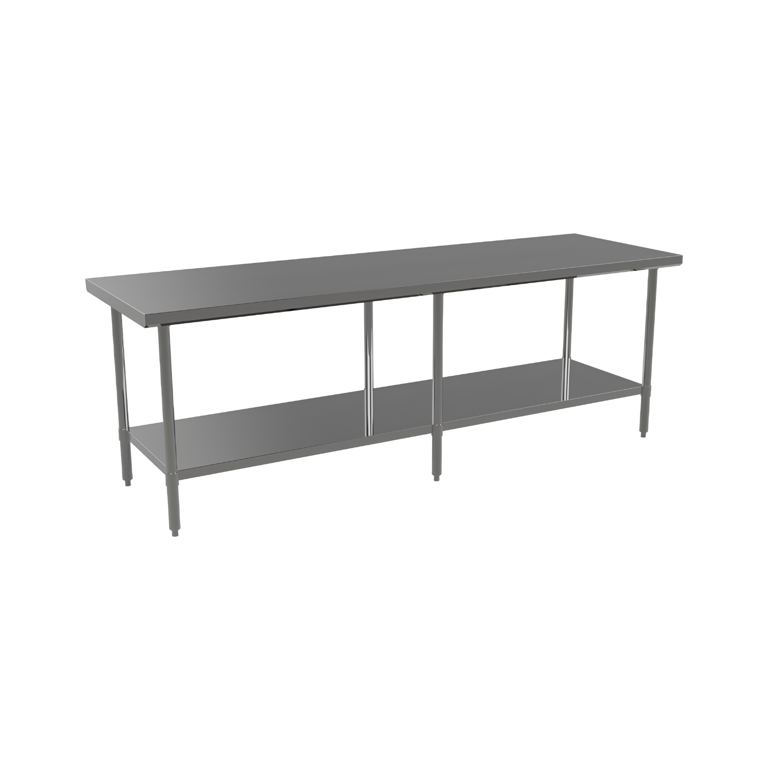 ST3684EC — 36″ x 84″ Work Table Flat Top Shelf Styled