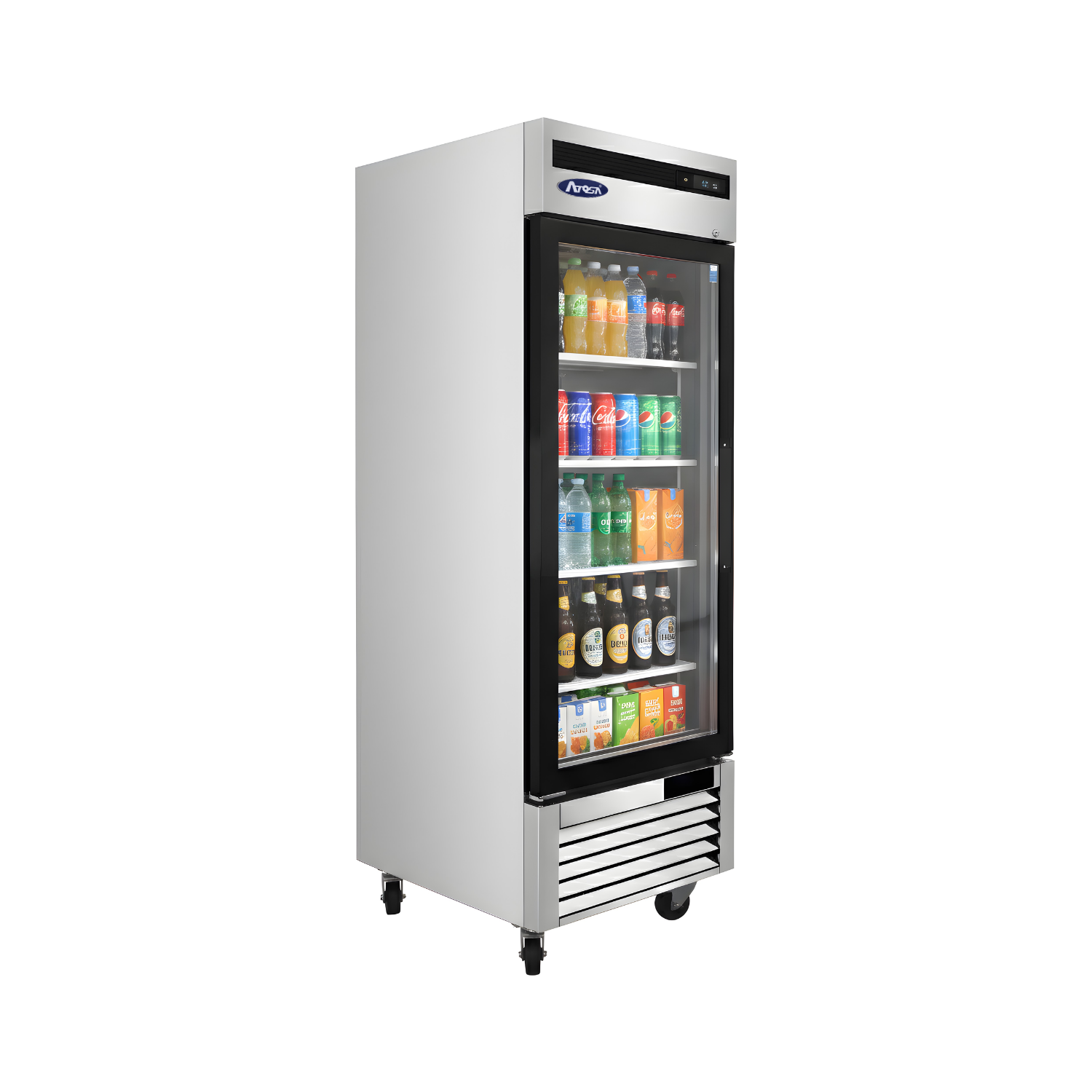 MCF8705GRL — One (1) Glass Door Merchandiser Cooler, Left-hand Hinge
