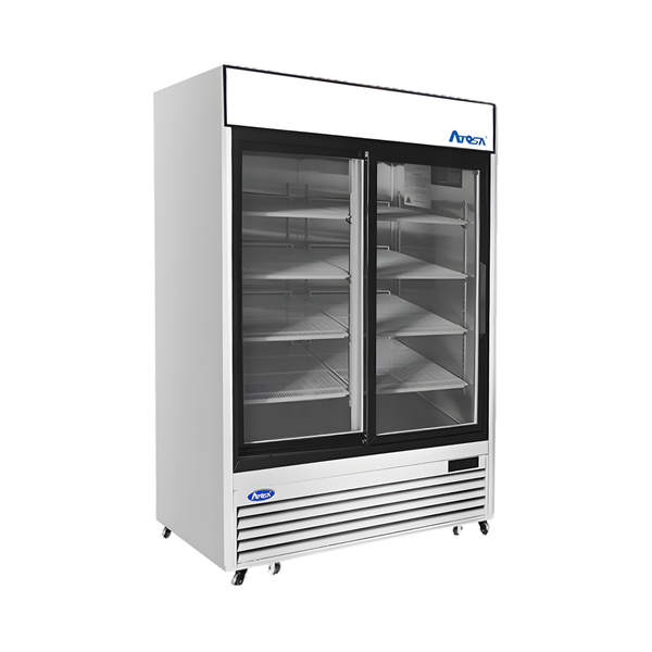 MCF8709GR — Two (2) Glass Door Merchandiser Cooler