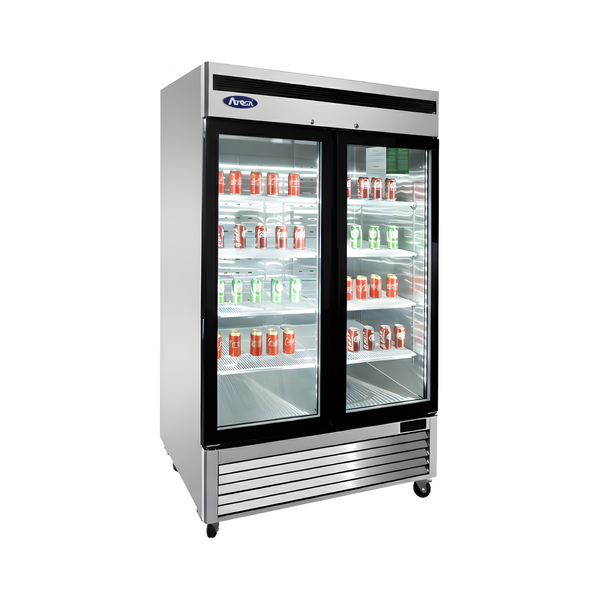 MCF8703ES — Two (2) Glass Door Reach-in Freezer