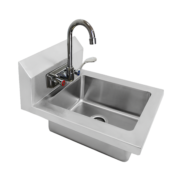 MRS-HS-14(W) 14″ Hand Sink with Wrist Blade Handles