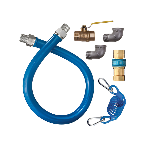 1675KIT48 Blue Hose Gas Connector Kit