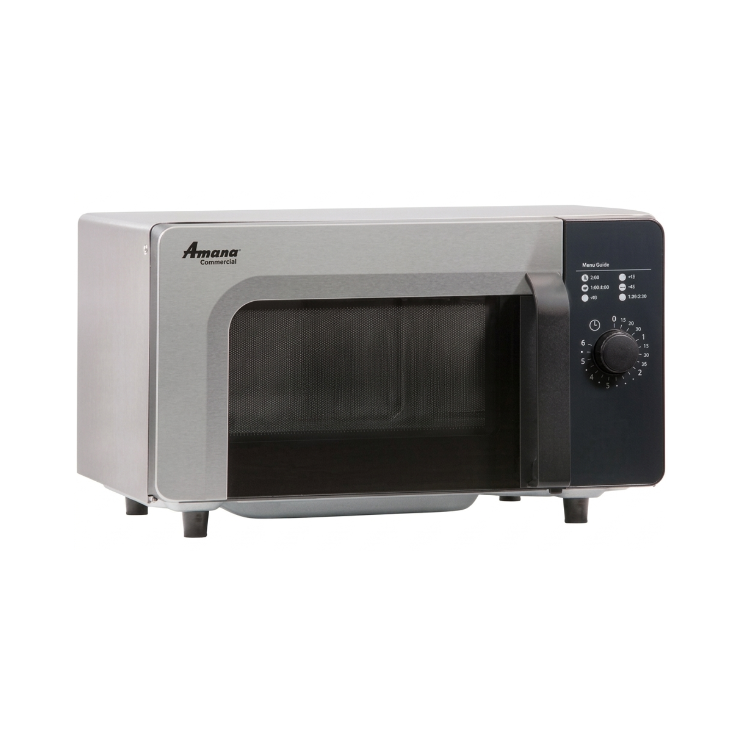 RMS10DSA Stainless Steel Commercial Microwave Oven with Dial Controls