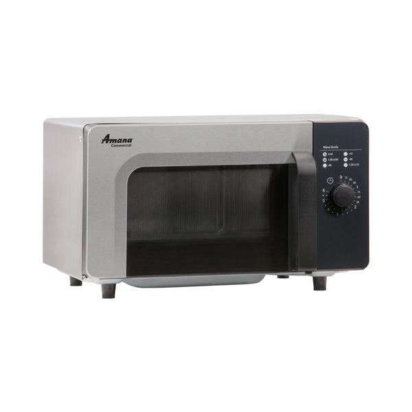 RMS10DSA Stainless Steel Commercial Microwave Oven with Dial Controls