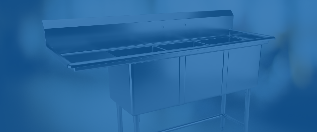 Three Tub Sink