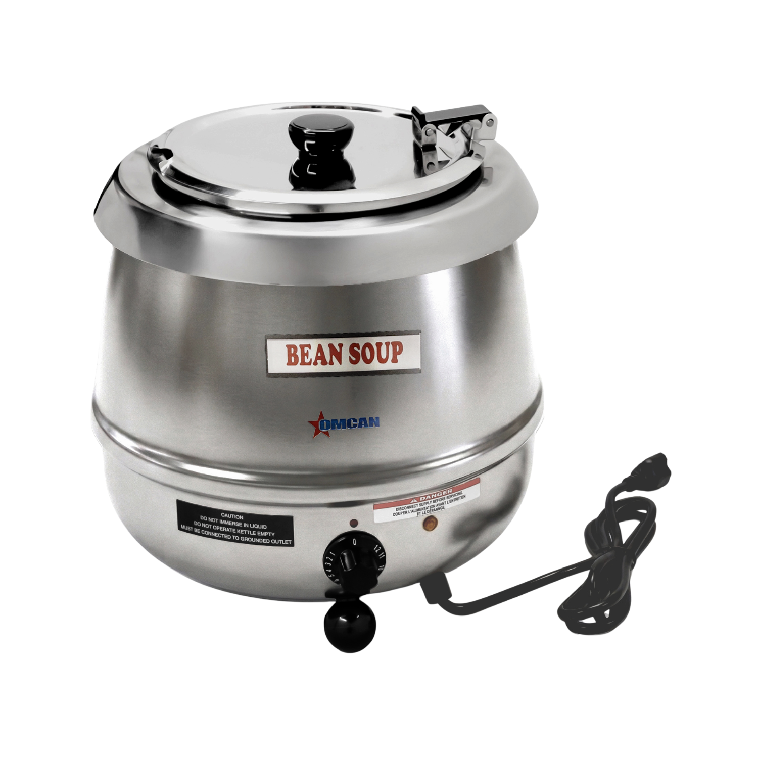 19074 11 qt Stainless Steel Single Soup Kettle