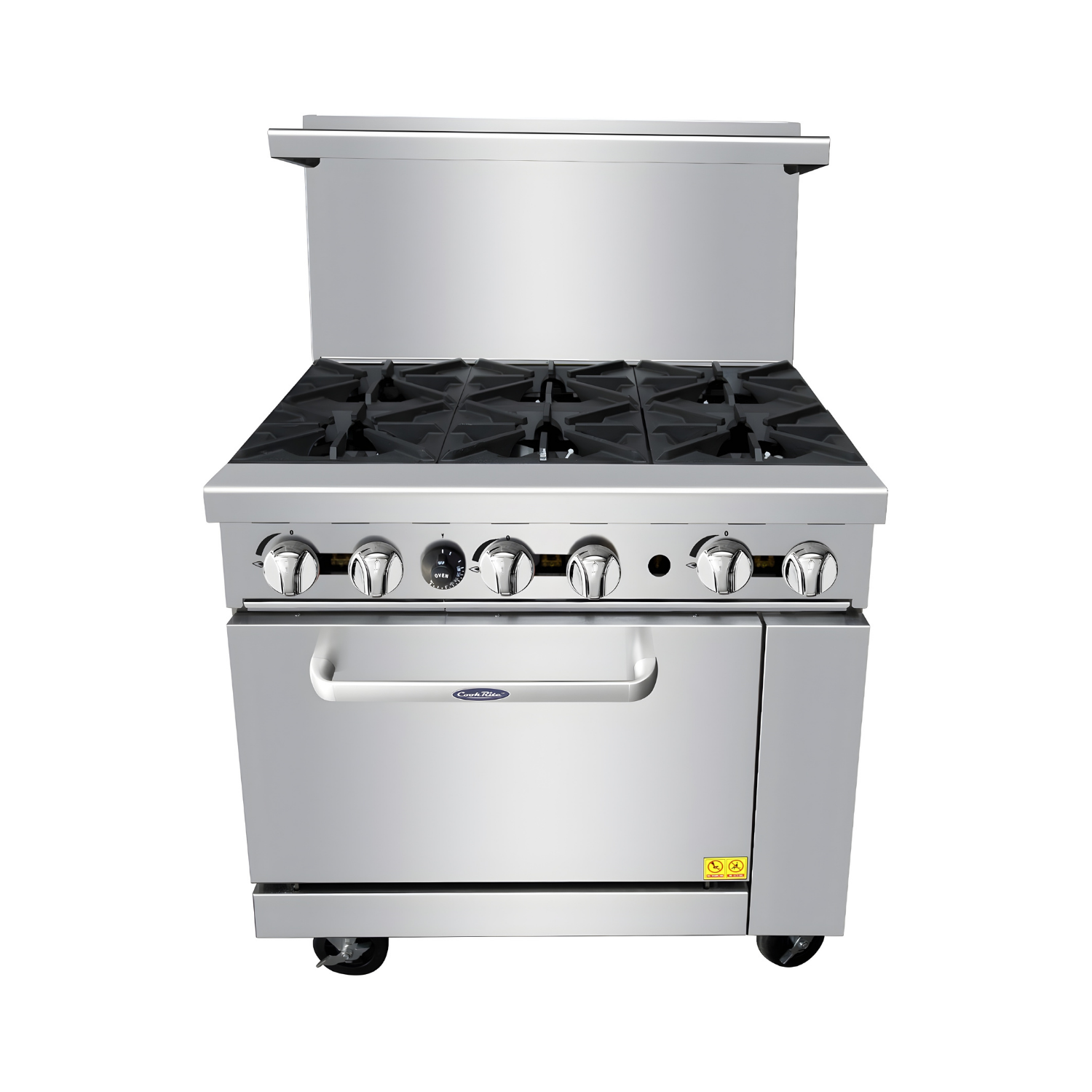 AGR-6B — 36″ Gas Range with Six (6) Open Burners