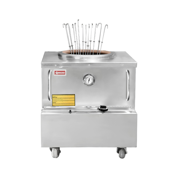 47338 – 24” x 24” NG Stainless Steel Tandoor Clay Oven