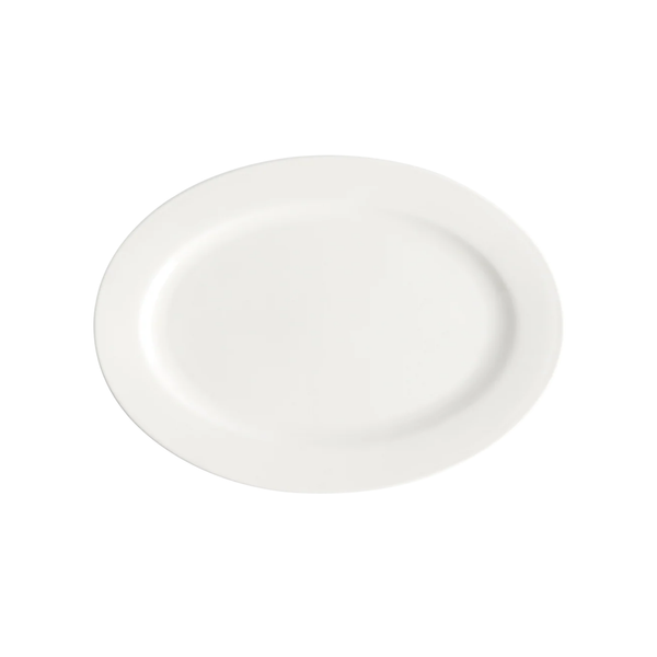 5630118-FOUNDATION Oval Wide Rim Plate 11.75"