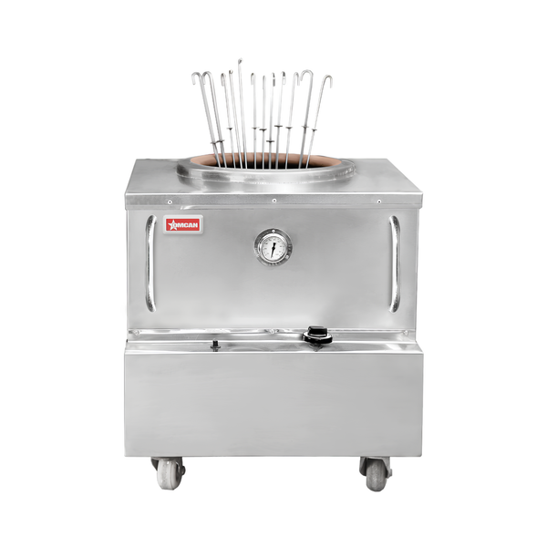 49092 – 34″ x 34″ NG Stainless Steel Square Tandoor Oven