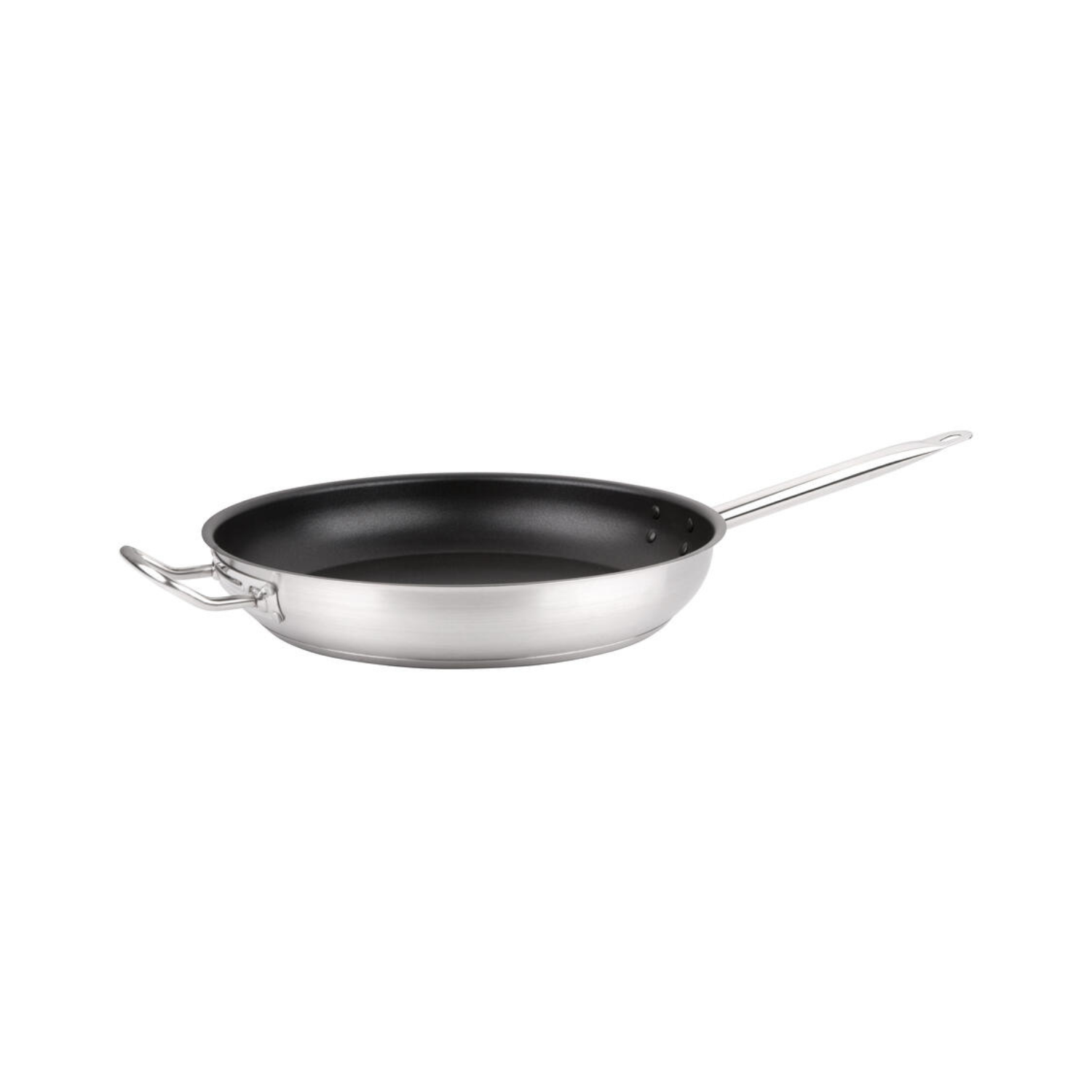 85274 12" Non-stick Stainless Steel Fry Pan with Helper Handle