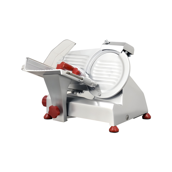 MS-IT-0195-S 8-inch Belt-Driven Slicer with Fixed Blade Sharpener