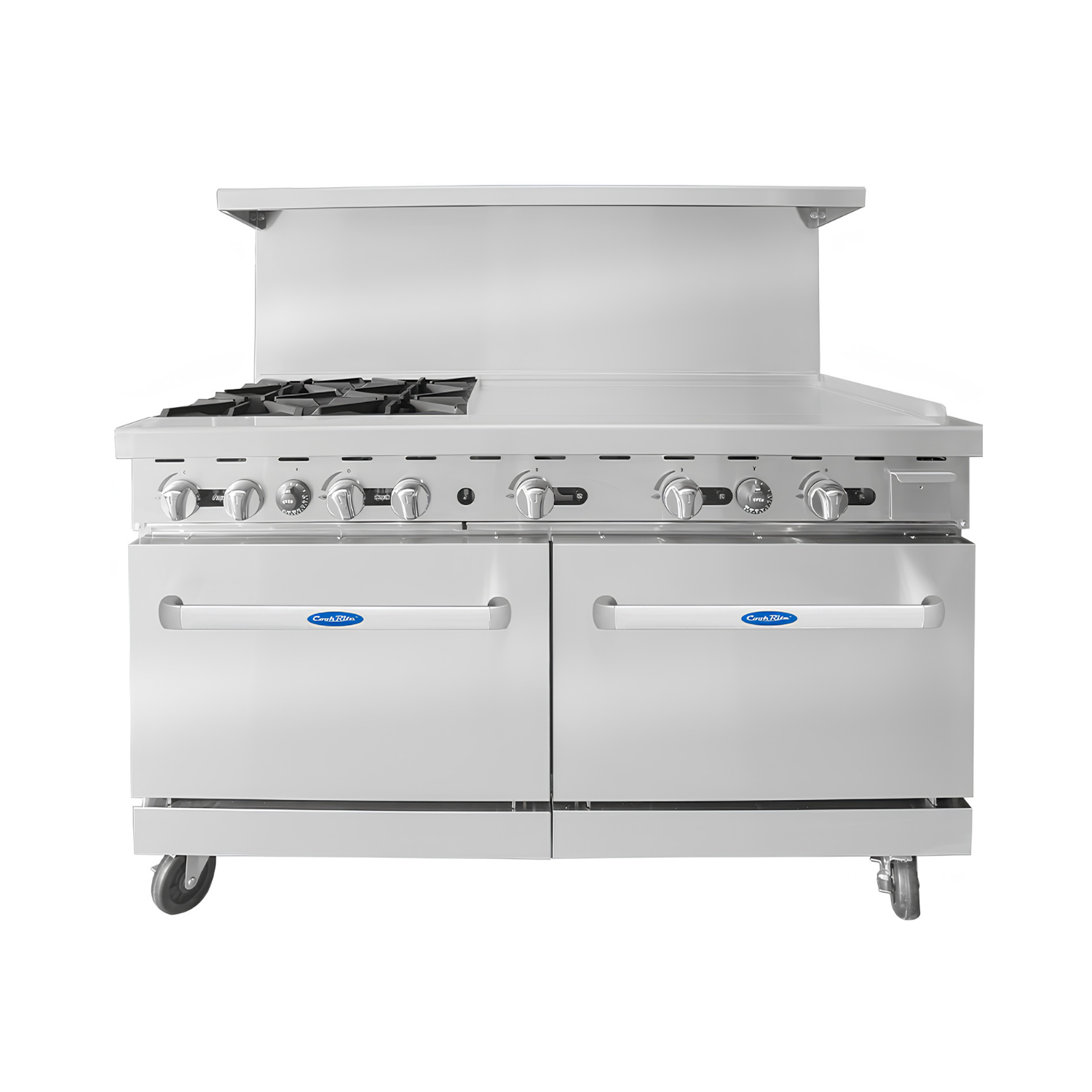 AGR-4B36GR — 60″ Gas Range with Four (4) Open Burners & 36″ Griddle
