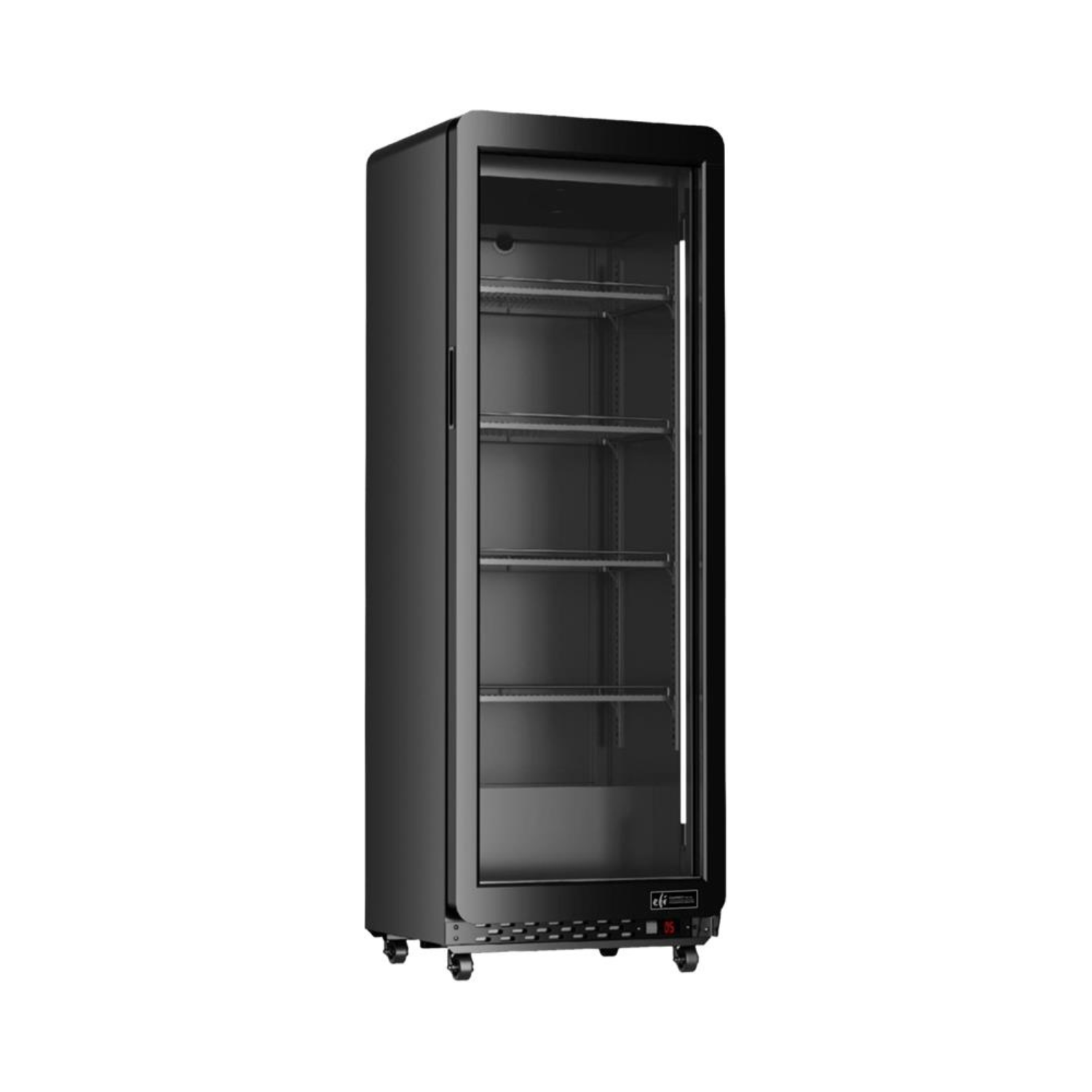 C1-2161GD — Single Glass Door Cooler Merchandiser Rounded Frame