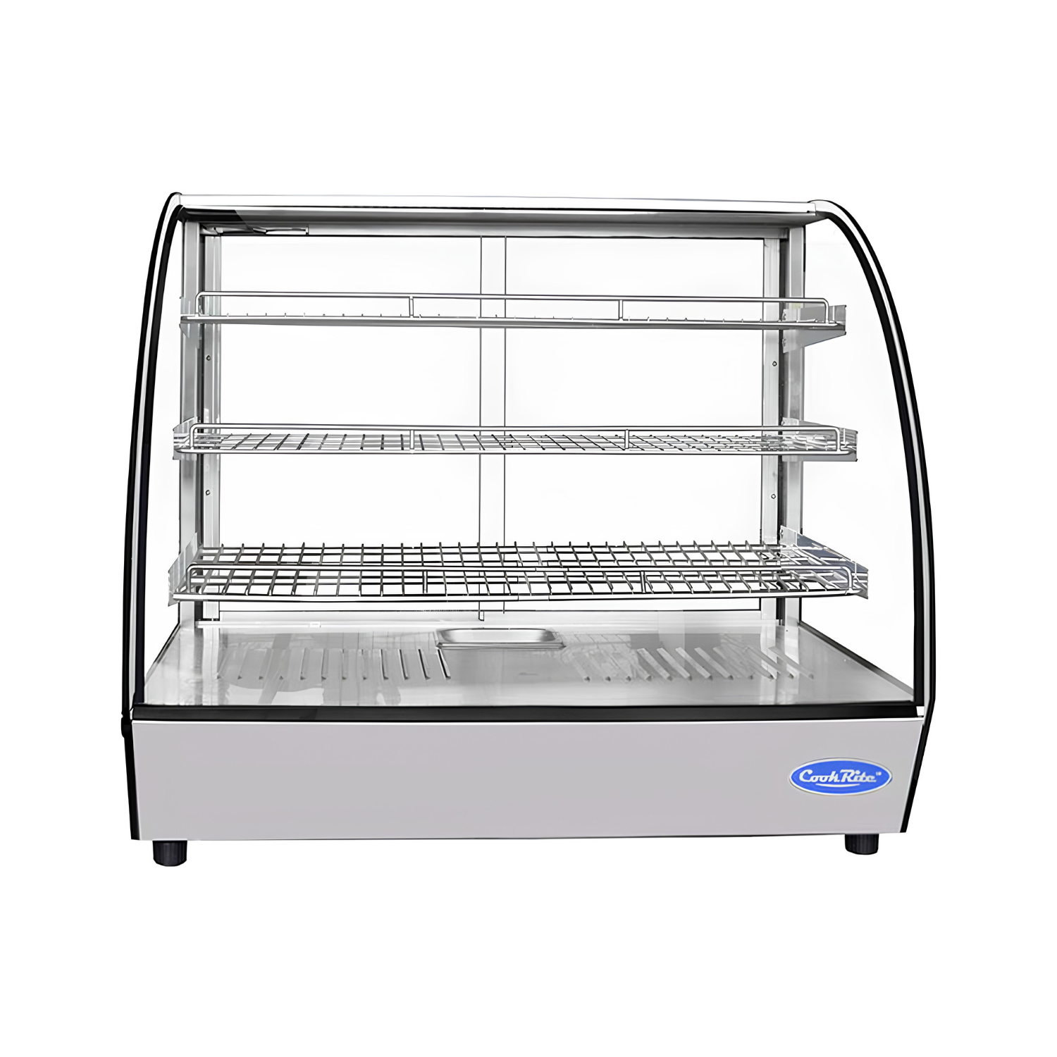 CHDC-56 — Countertop Heated Curved Display Case (5.6 cu ft)