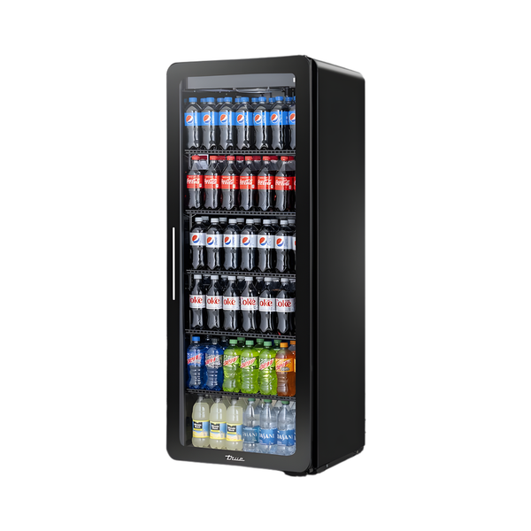 CVM-13-HC~EGC01 Swing Door Curved Edge Refrigerator