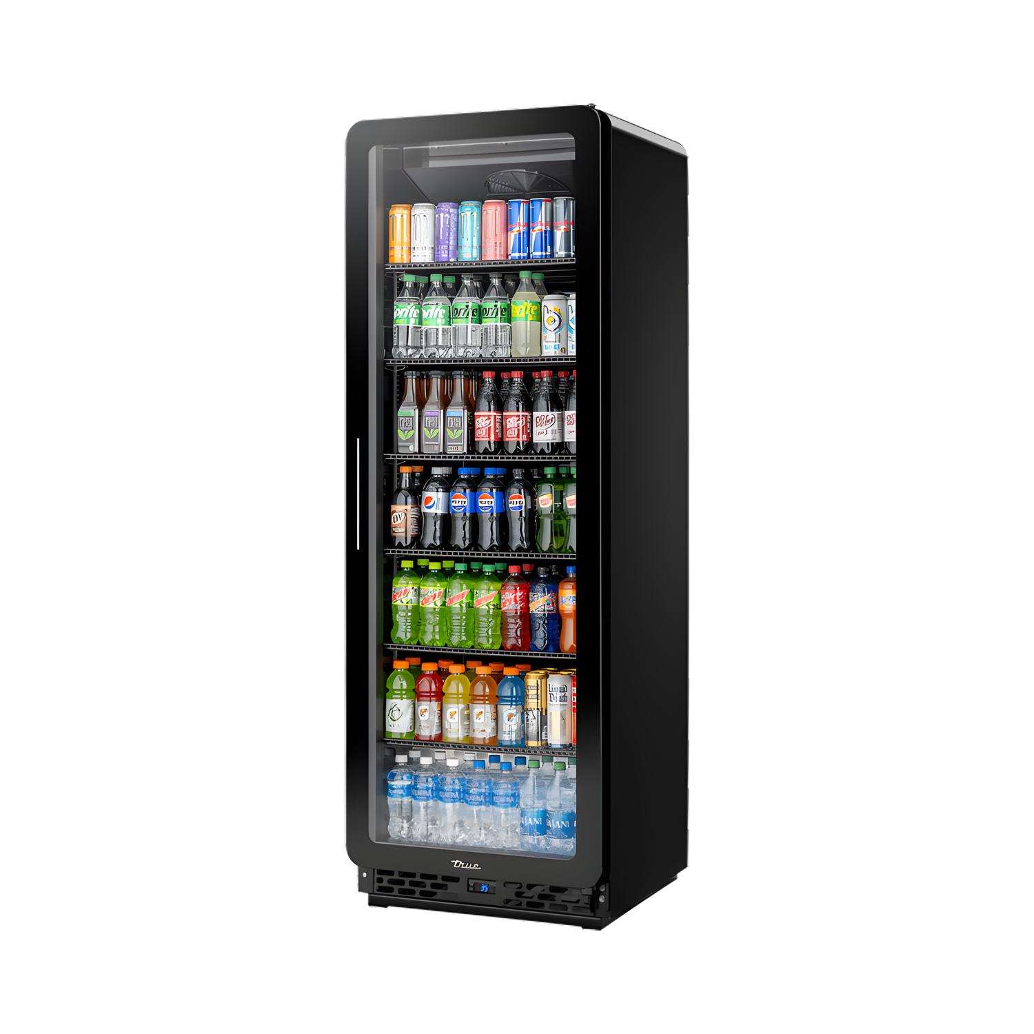 CVM-20-HC~EGC01 Swing Door Curved Edge Refrigerator