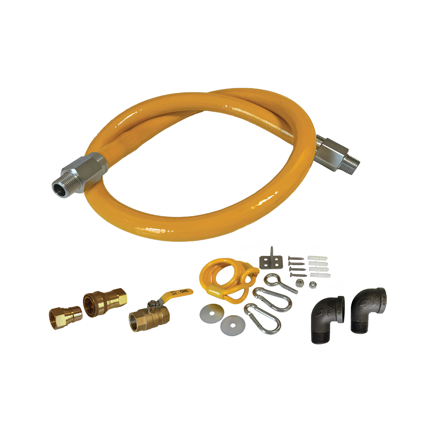 GHM-034KTC148 Yellow Gas Hose Connecter Kit