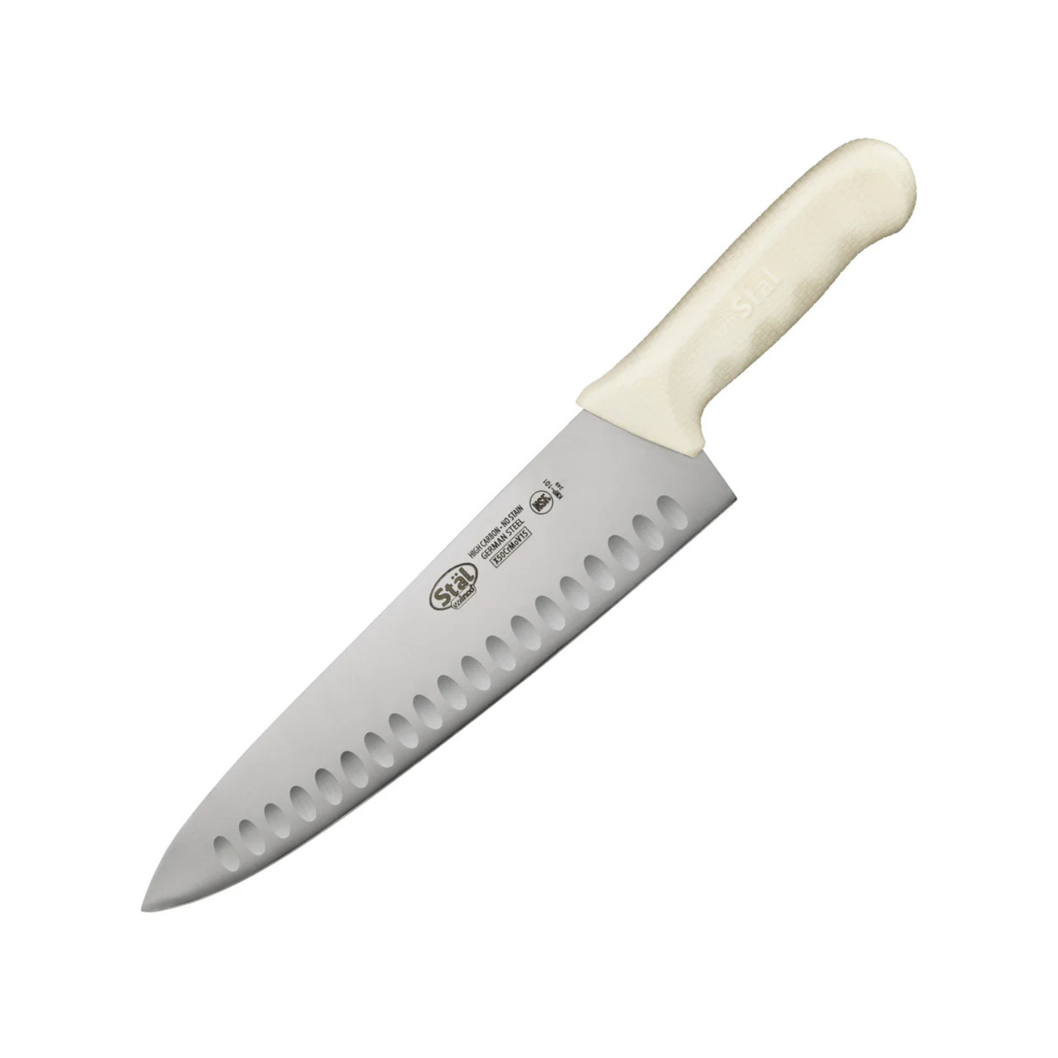 KWP-101 - Stäl 10" Chef's Knife, Hollow Ground