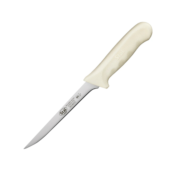 KWP-61 - 6" Boning Knife, White PP Hdl, Narrow