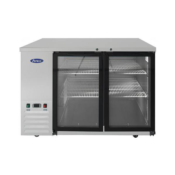 MBB48GGR — 48″ Back Bar Cooler with Glass Doors