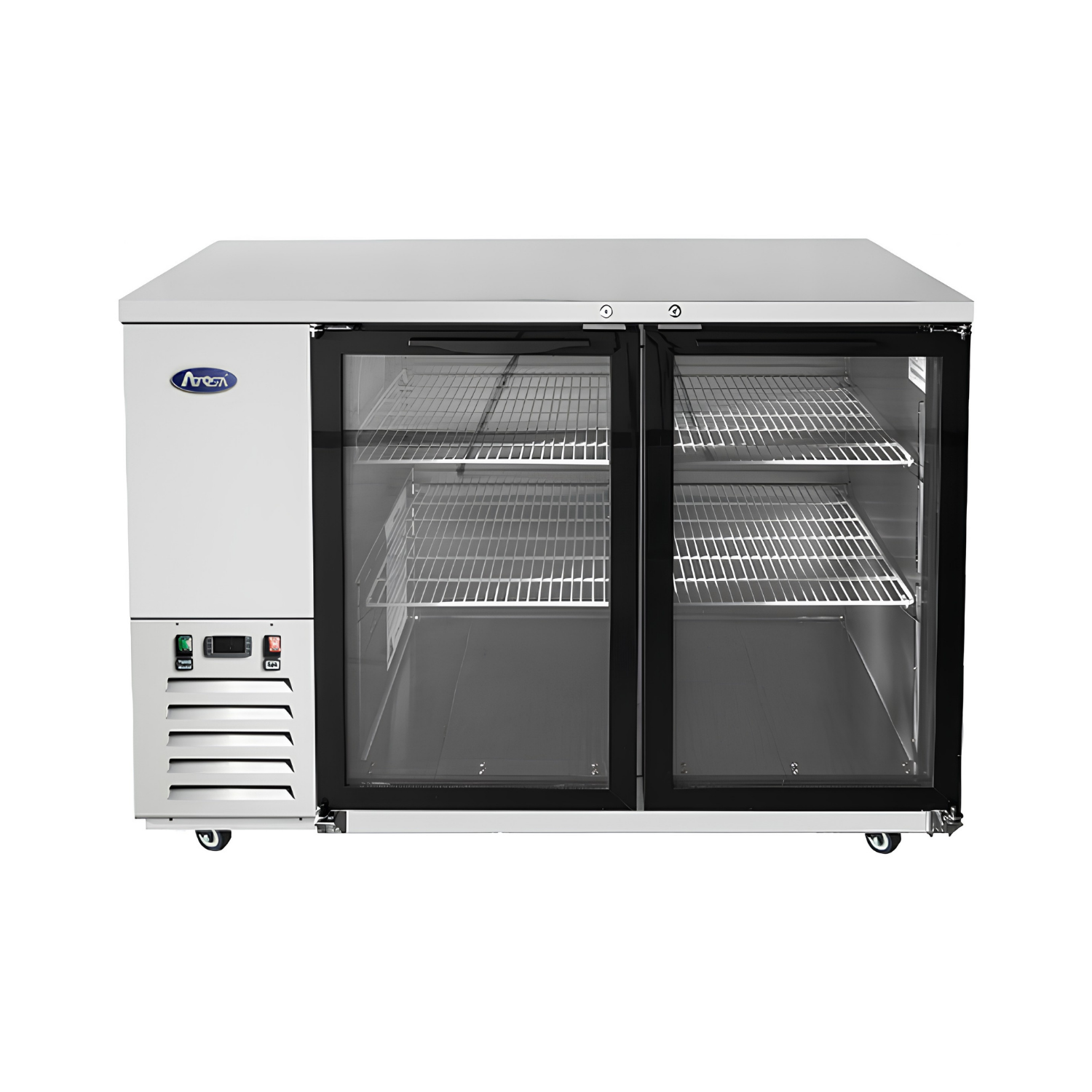 MBB59GGR — 59″ Back Bar Cooler with Glass Doors