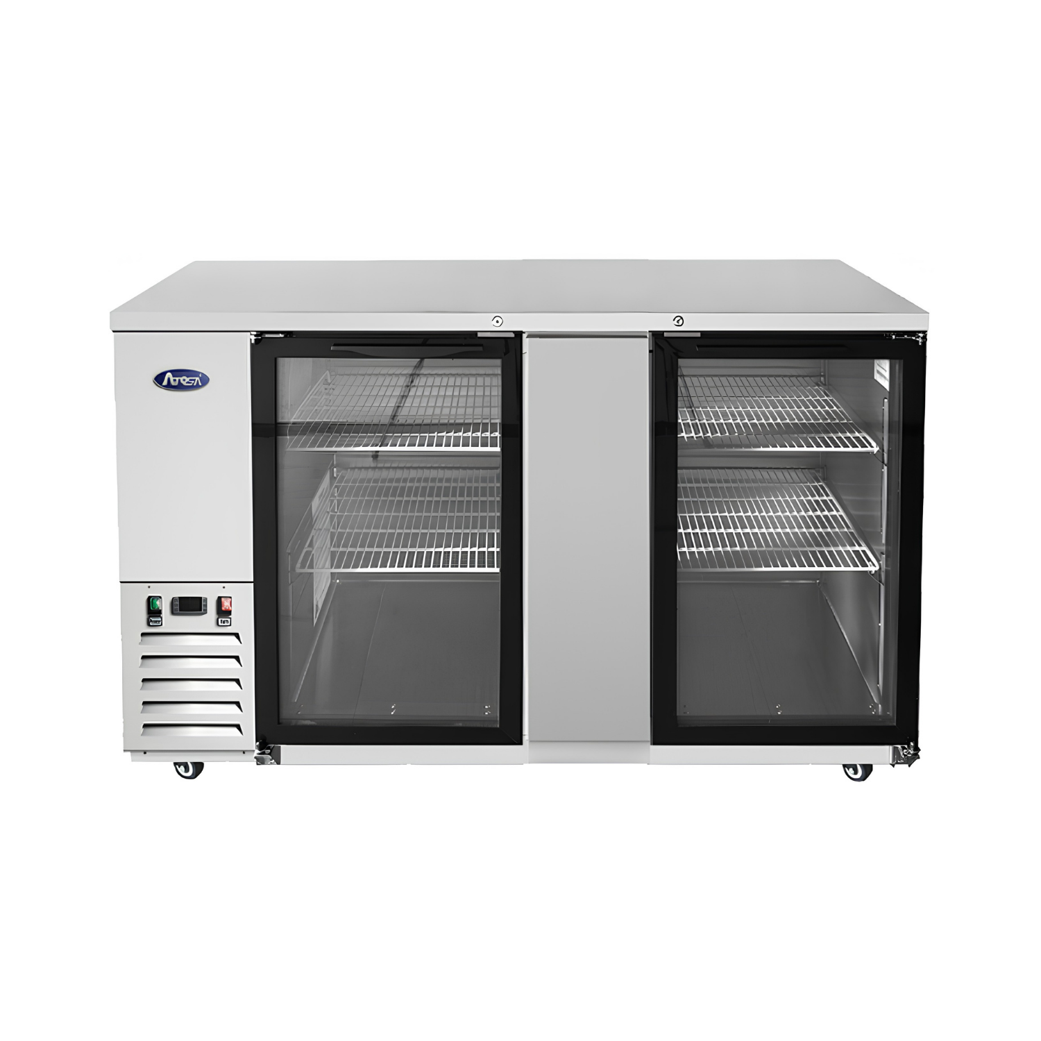 MBB69GGR — 69″ Back Bar Cooler with Glass Doors