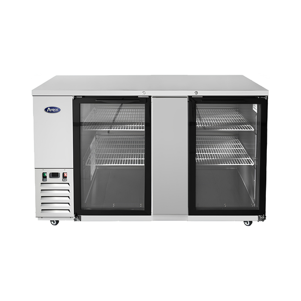 MBB69GGR — 69″ Back Bar Cooler with Glass Doors