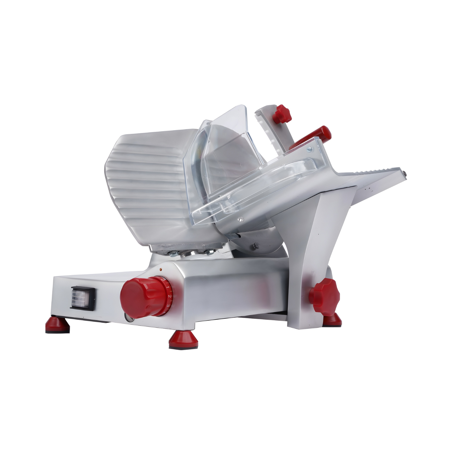 MS-IT-0195 8-inch Belt-Driven Slicer with Removable Blade Sharpener