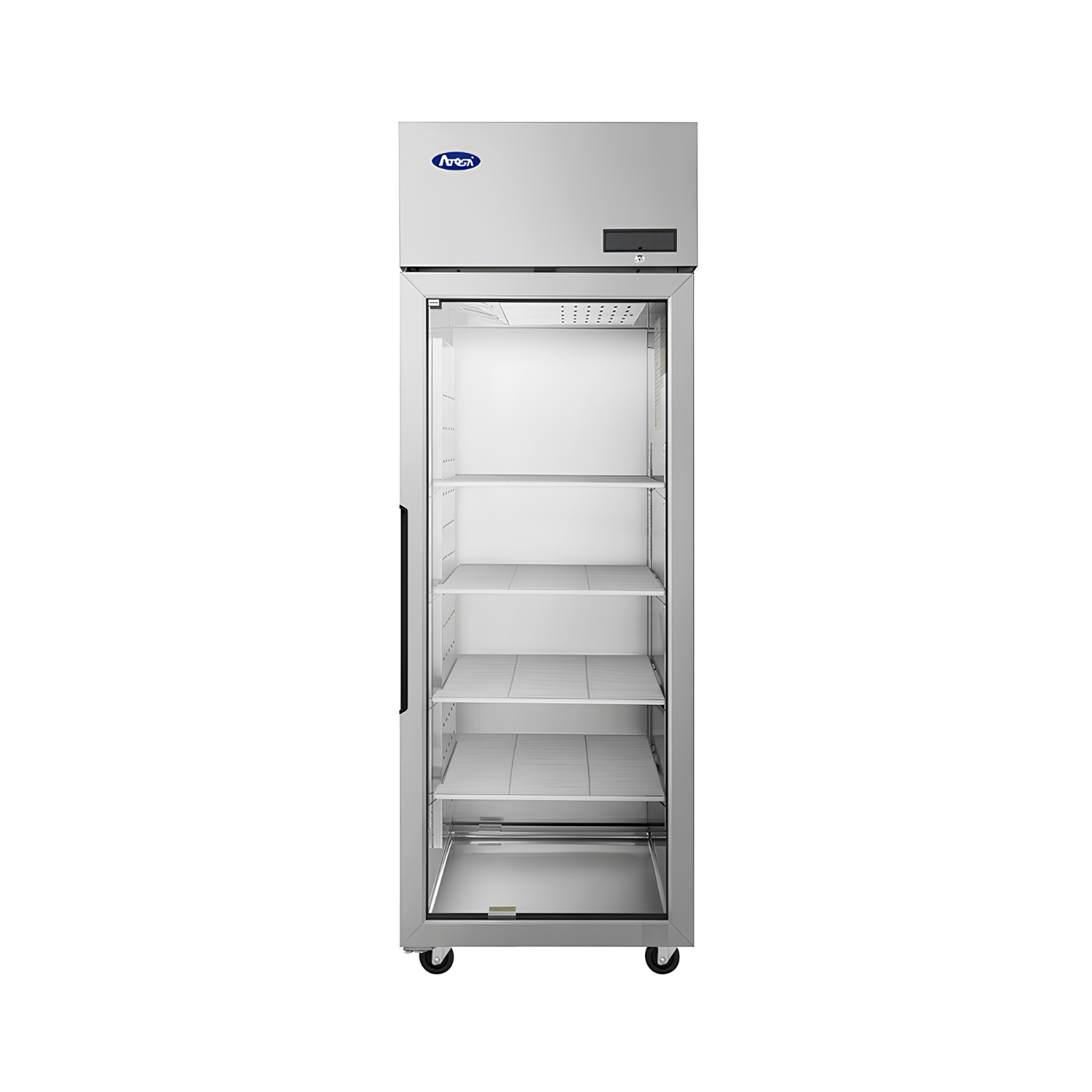 PLUS-R1-GS-L-PT – Top Mount Pass-Thru Glass Door Refrigerator