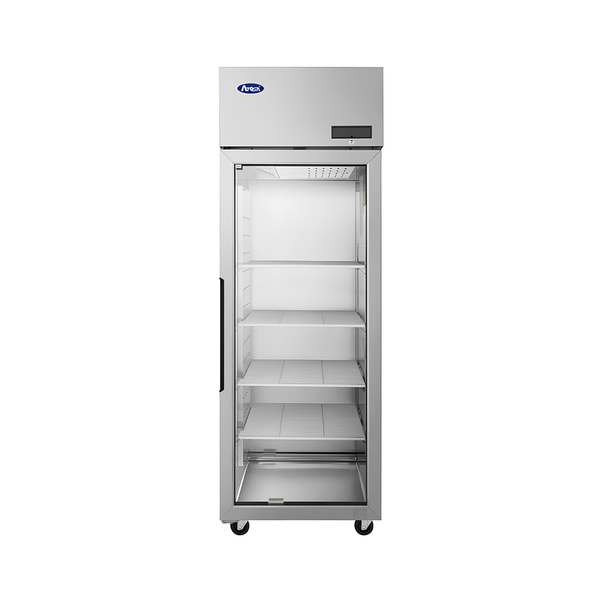 PLUS-R1-GS-L-PT – Top Mount Pass-Thru Glass Door Refrigerator