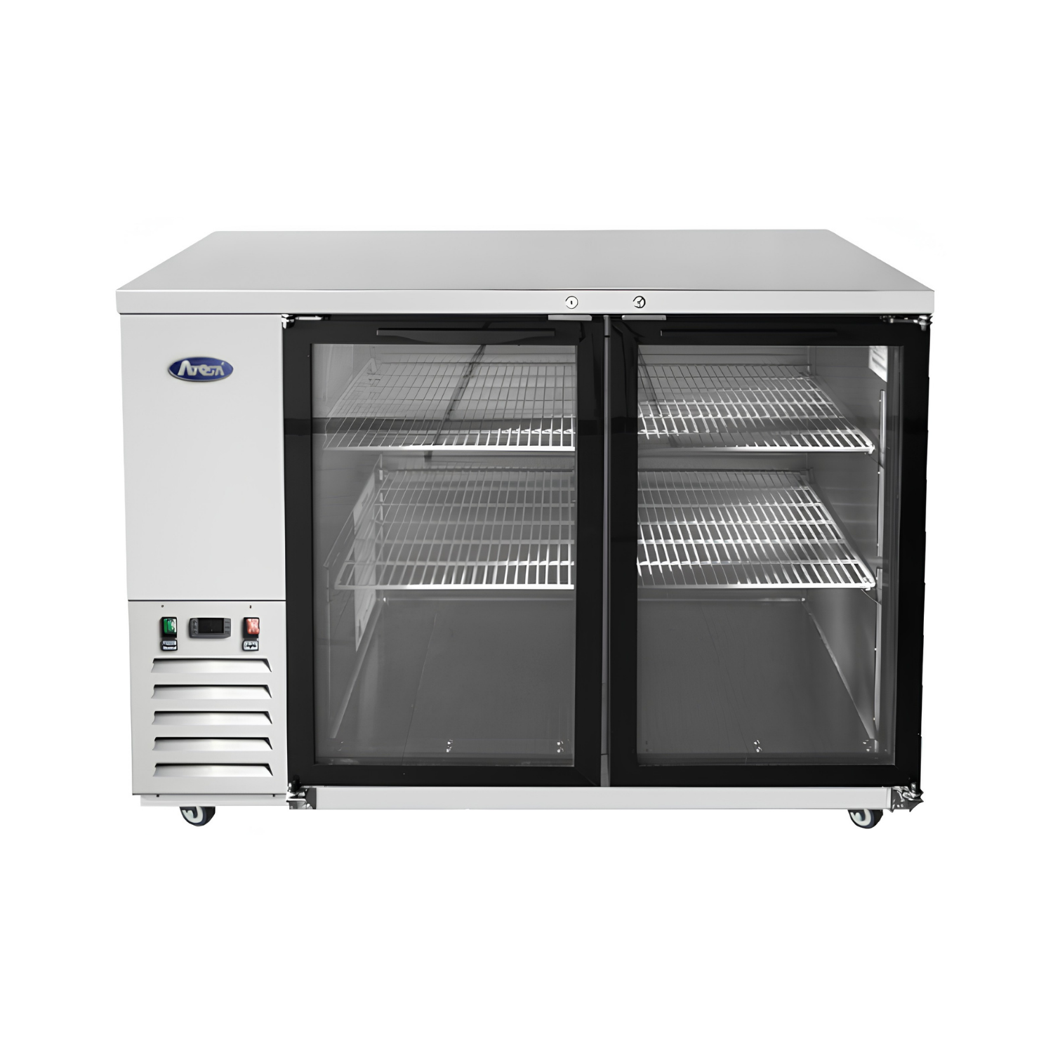 SBB48GGRAUS1 — 48″ Shallow Depth Back Bar Cooler with Glass Doors