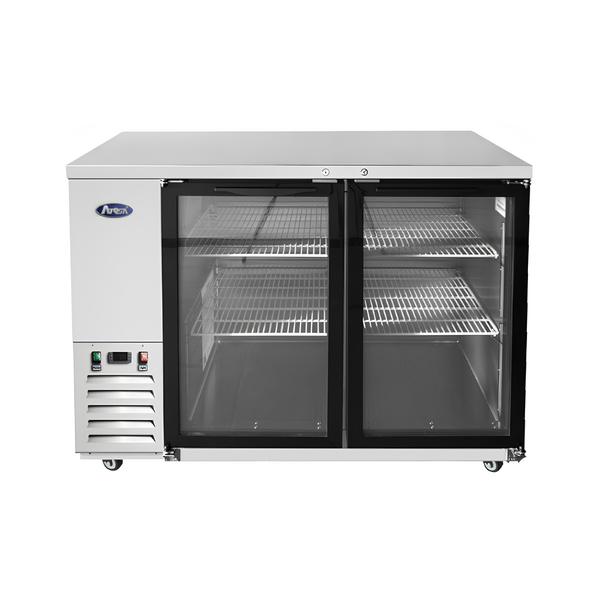 SBB48GGRAUS1 — 48″ Shallow Depth Back Bar Cooler with Glass Doors