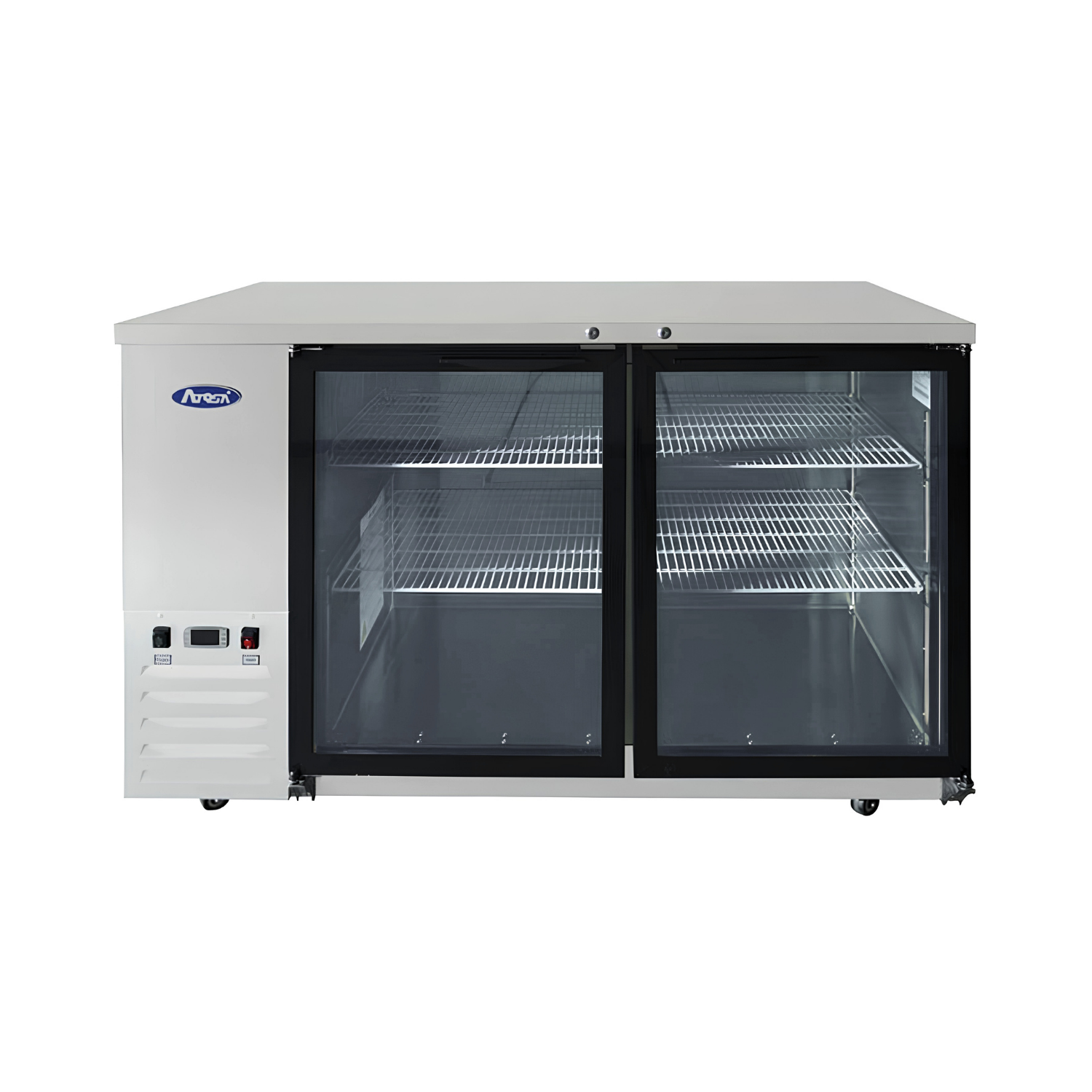 SBB59GGRAUS1 — 59″ Shallow Depth Back Bar Cooler with Glass Doors