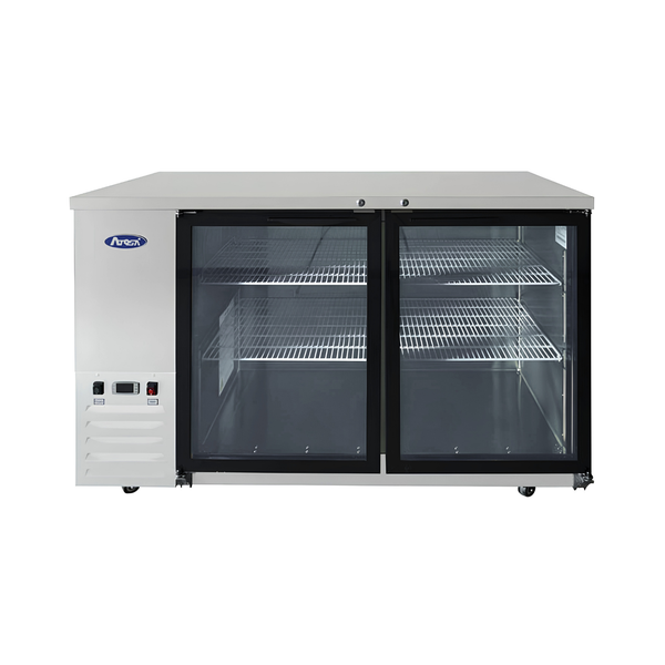 SBB59GGRAUS1 — 59″ Shallow Depth Back Bar Cooler with Glass Doors