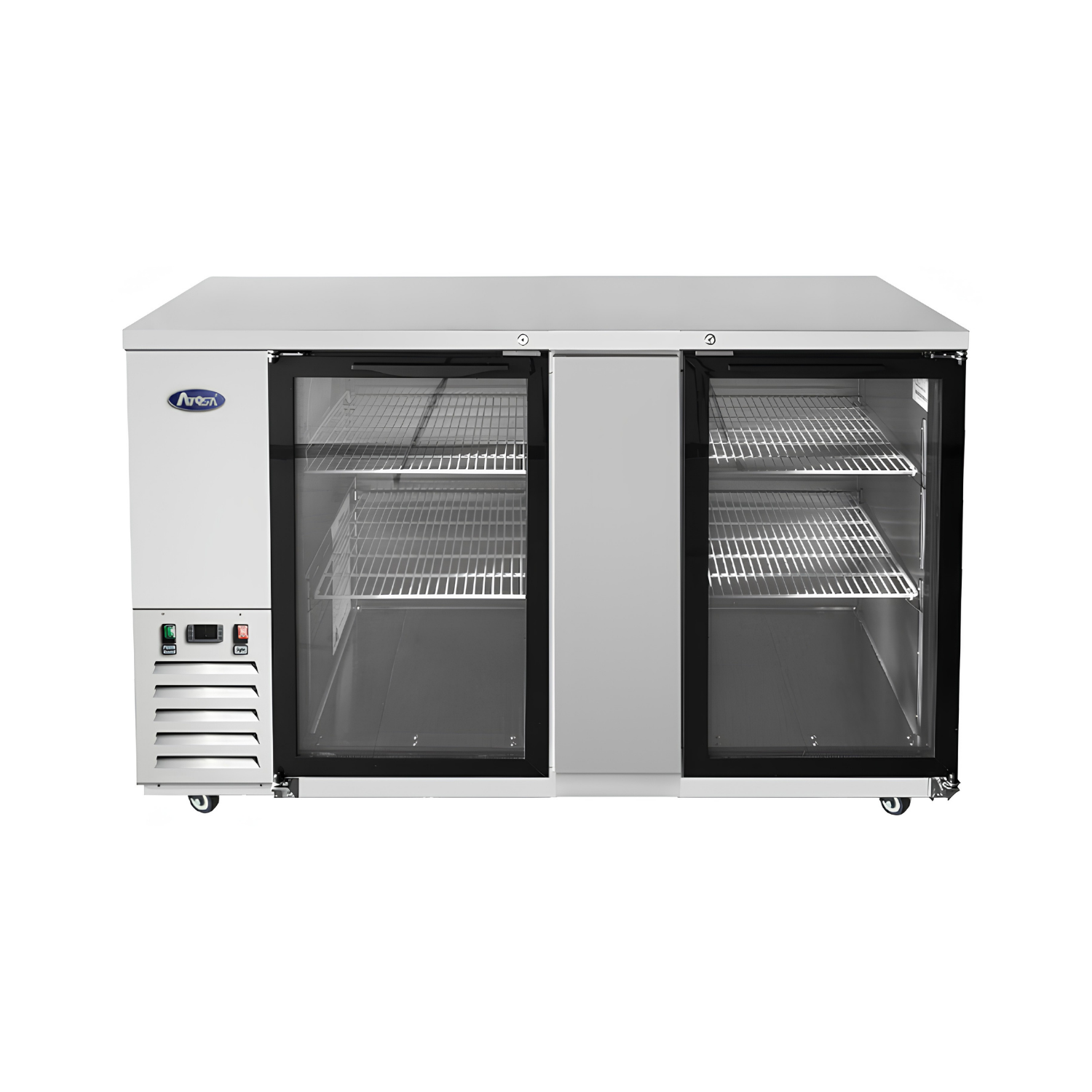 SBB69GGRAUS1 — 69″ Shallow Depth Back Bar Cooler with Glass Doors