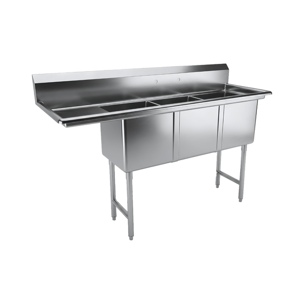 SI821-3LC 21" Three Compartment Left Corner Board