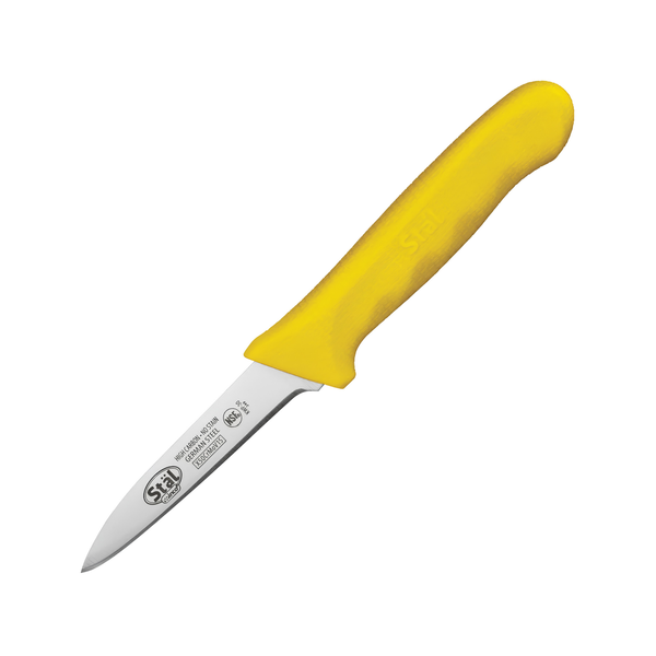 KWP-30Y - Stäl 3-1/4" Paring Knife, 2 per Pack - Yellow