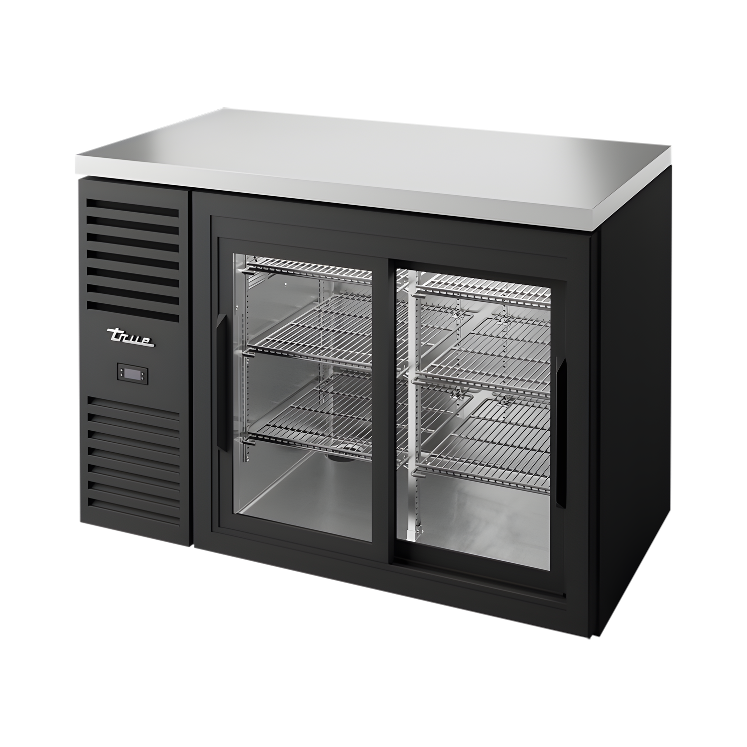 TBR48-RISZ1-L-B-11-1 Reach-In Single Zone Refrigerator with Left Side Refrigeration System
