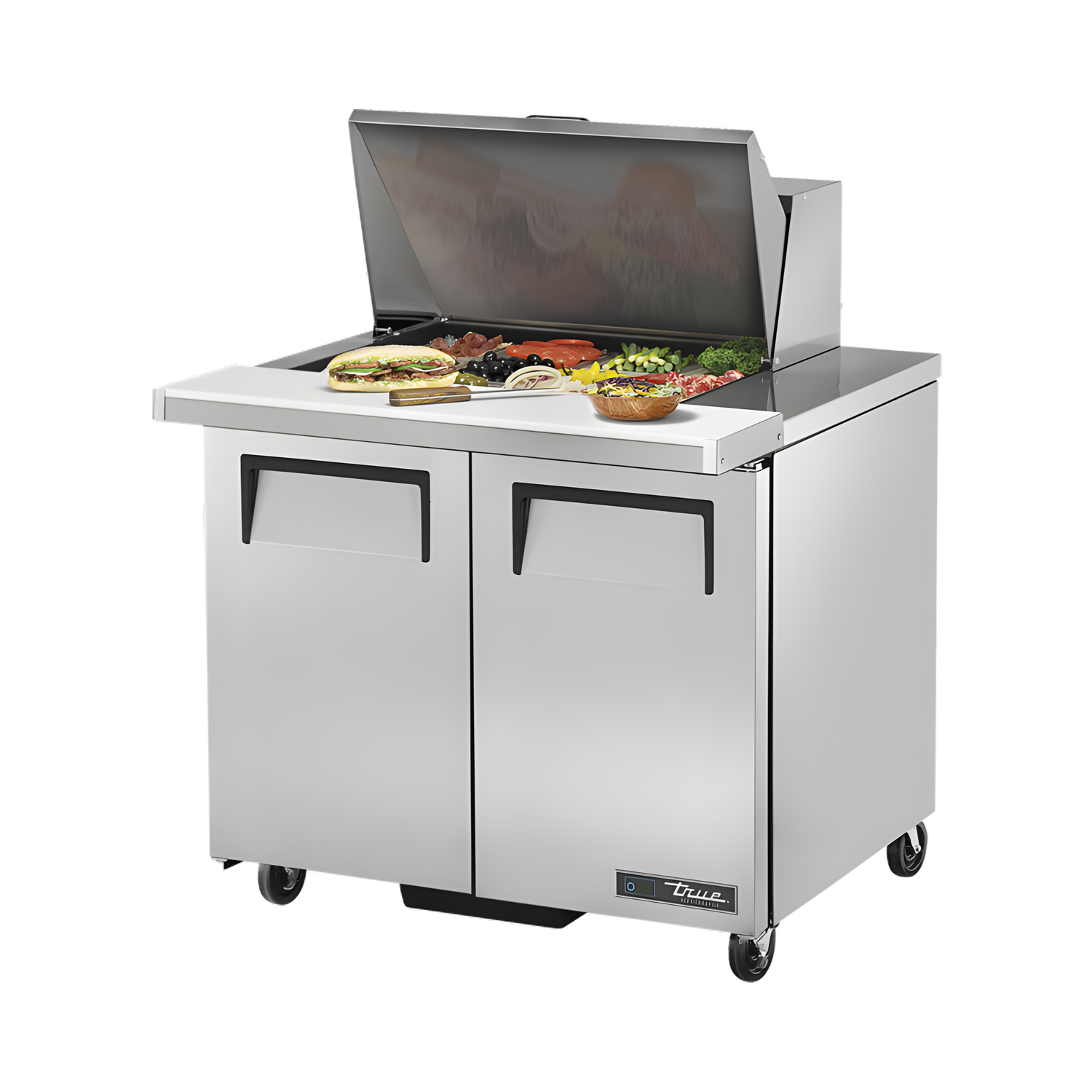 TSSU-36-12M-B-HC Mega-Top Solid Door Sandwich/Salad Unit
