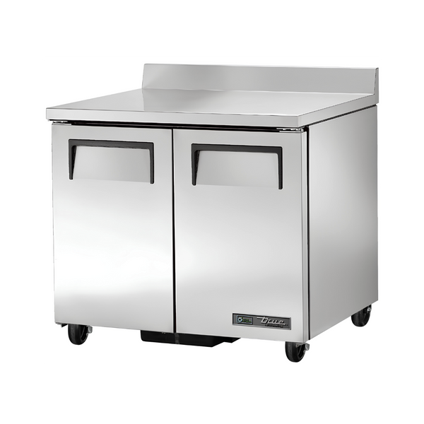 TWT-36-HC 36" 2-Door Worktop Refrigerator