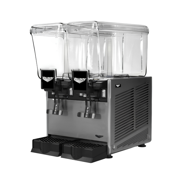 VBBD2-37-F 6 Gal Double Tank Beverage Dispenser w/ Fountain Spray Circulation