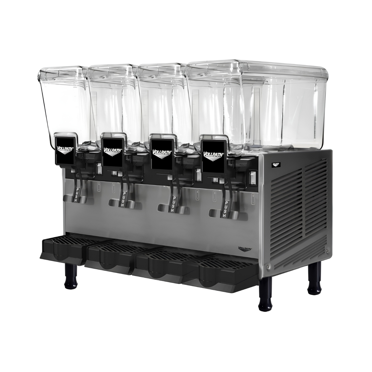 VBBD4-37-F 3.17 Gal Four Tank Beverage Dispenser w/ Fountain Spray Circulation