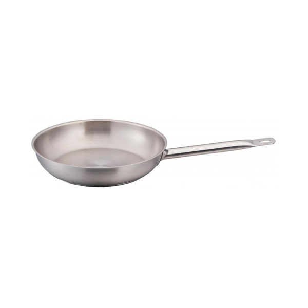 80449 12" Stainless Steel Fry Pan with Helper Handle
